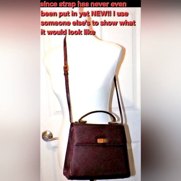 90s Coach Bag Satchel Crossbody Top Handle Purse Crossgrain Suede RARE Italy VTG - Picture 17 of 17